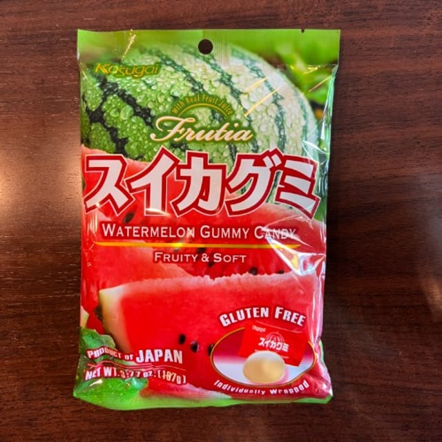 Frutia Watermelon Gummy Candy.