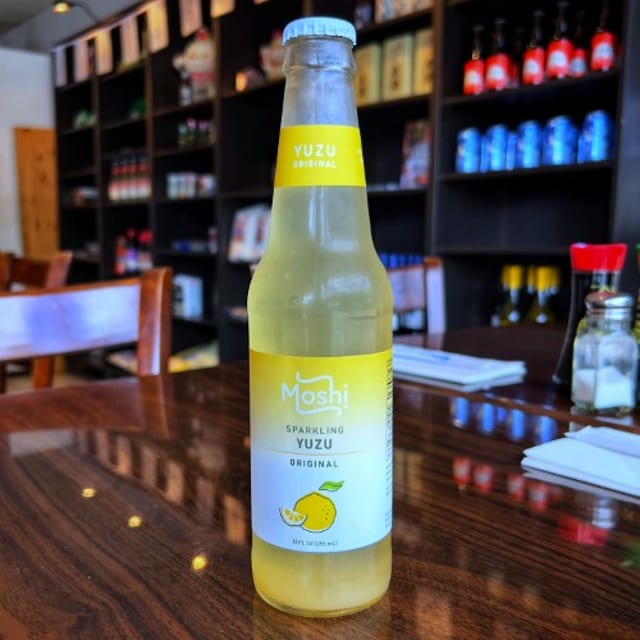 Moshi Sparkling Yuzu Soda.