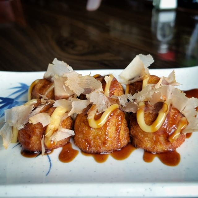 Takoyaki.