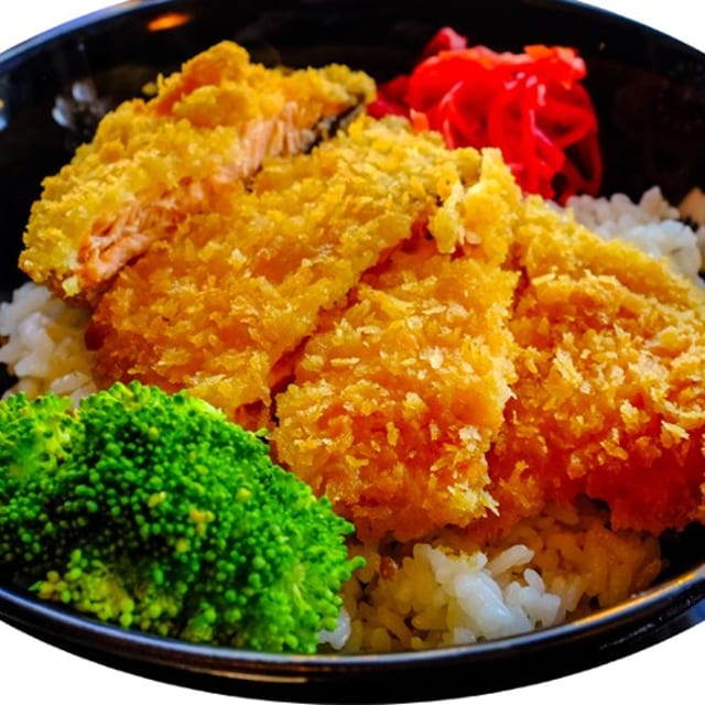 Salmon Katsu Bowl.
