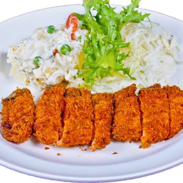Salmon Katsu Combo.