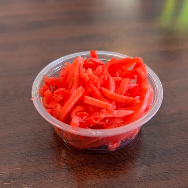Red Pickled Ginger 1 oz..