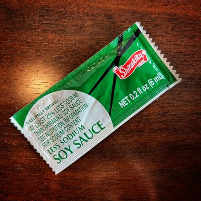 Less Salt Soy Sauce.